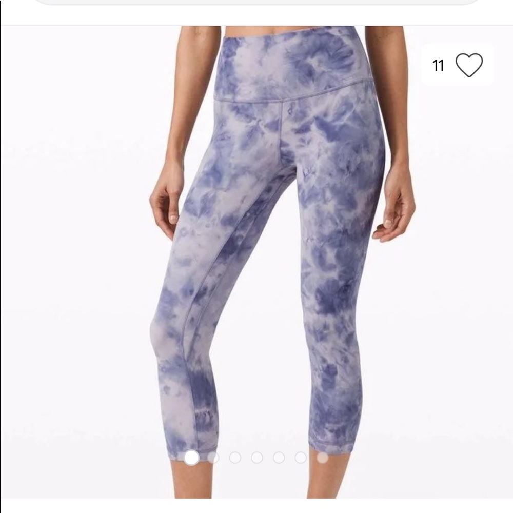 Lululemon Purple Diamond Dye Align set